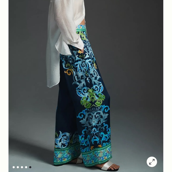 Ranna Gill Satin Pants NWT - Picture 6 of 8